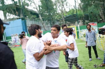 Kerintha Movie Team At Bubble Soccer Event